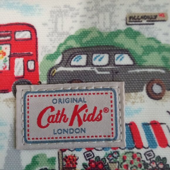 Cath Kids Kidston London Bus Guards 8"x6" zippered pencil case accessories shown - Picture 2 of 6